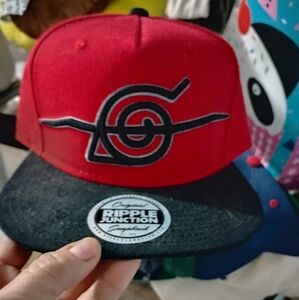 Ripple Junction Red and Black Cap